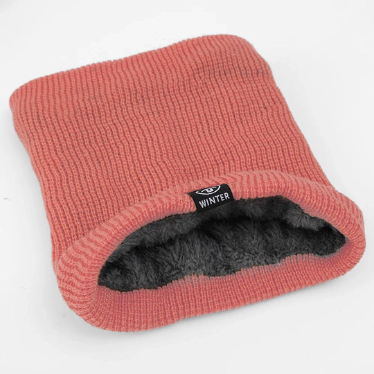 Addie | Solid Plush Warm Winter Scarf - Full Face Mask and Neck Gaiter