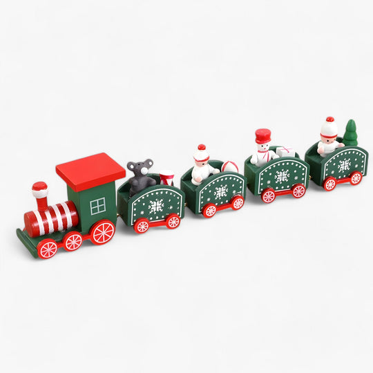 Ornamento del treno di Natale in legno Whimsy | - Decorazione festiva e regalo per bambini