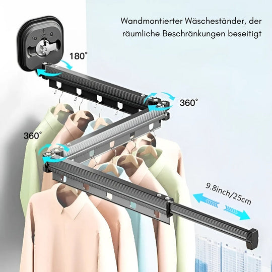 Retractable Wall Dryer - Save Space and Dry Efficiently