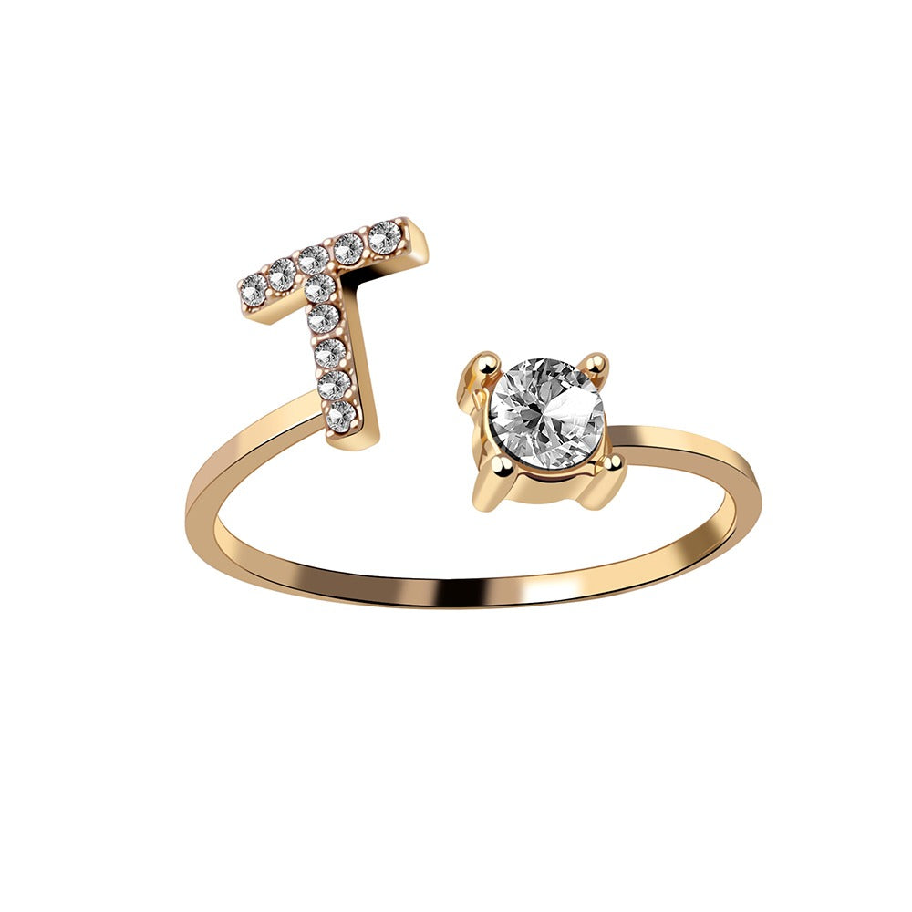 Lira ™ | Letter Ring - Personal Expression through Initials