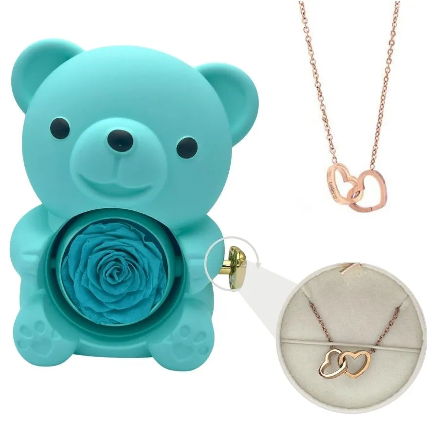 Gerda™ | Eternal Bear - Romantic gift with engraved necklace