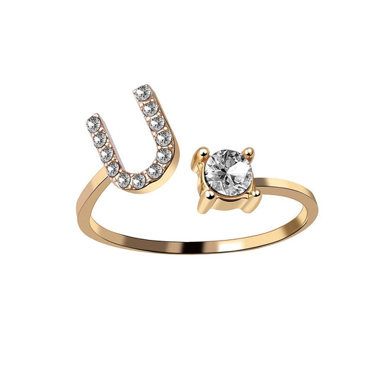 Lira ™ | Letter Ring - Personal Expression through Initials