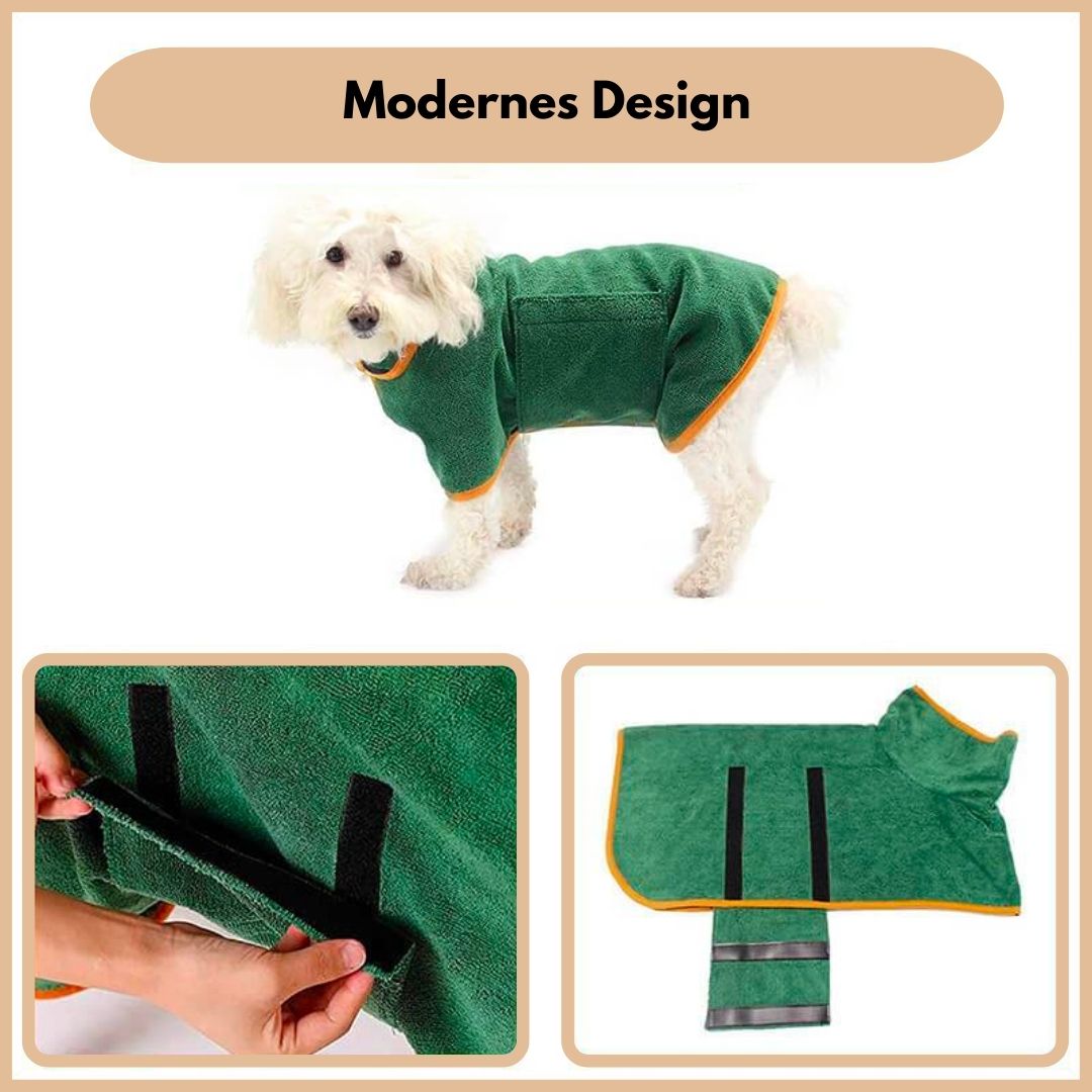 ChatConfort - Dog Bathrobe | Dog Accessory - Absorbent and Comfortable