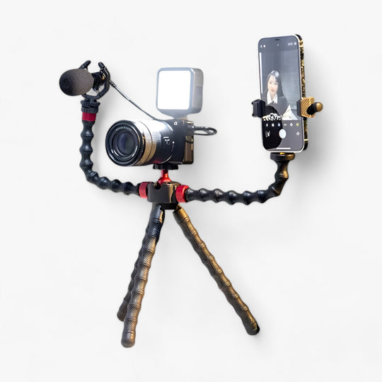 FlexiGrip Octopus Tripod - The Ultimate Versatile Support for Cameras and Phones!