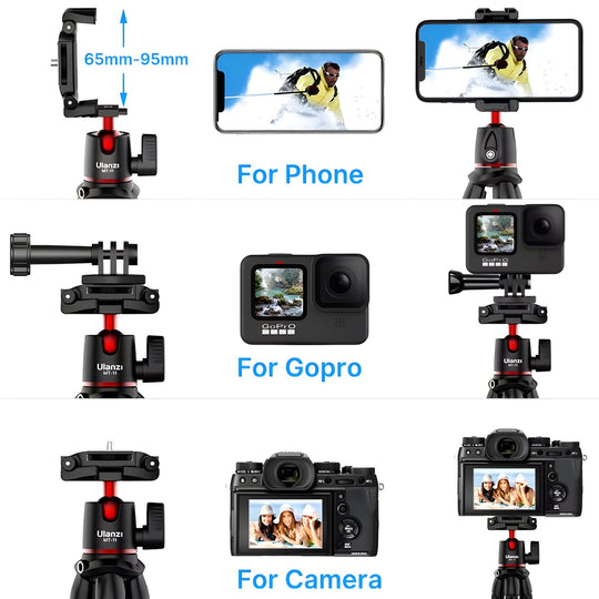 FlexiGrip Octopus Tripod - The Ultimate Versatile Support for Cameras and Phones!