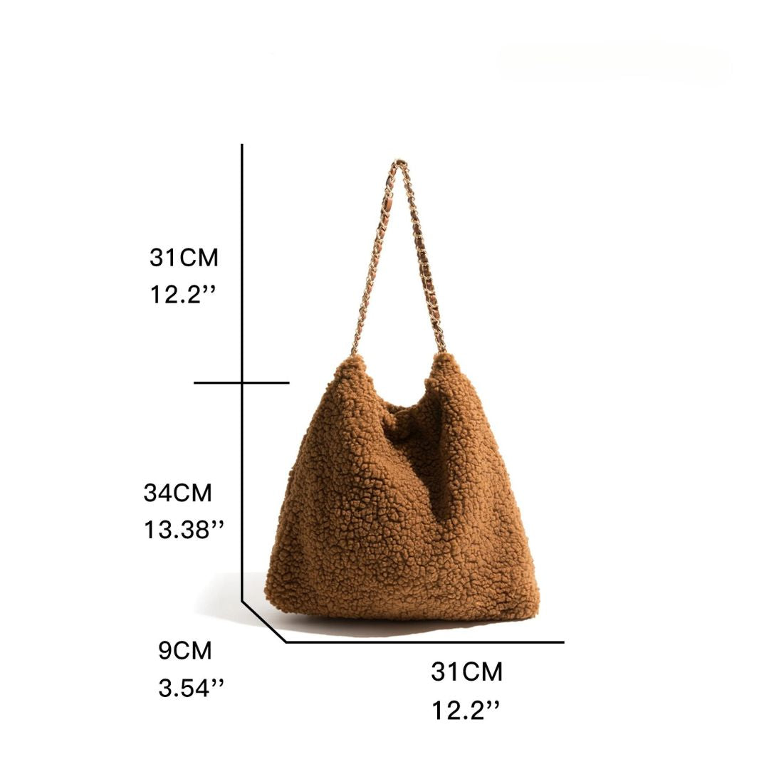 José Faux Fur Shoulder Bag