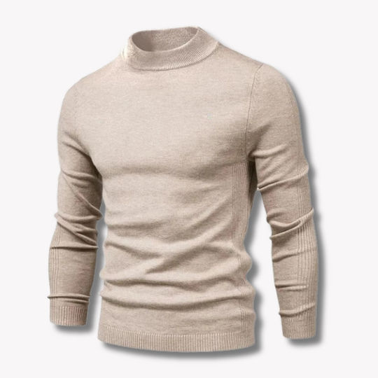 Chic wool pullover with high collar - The perfect blend of style and comfort for all your occasions