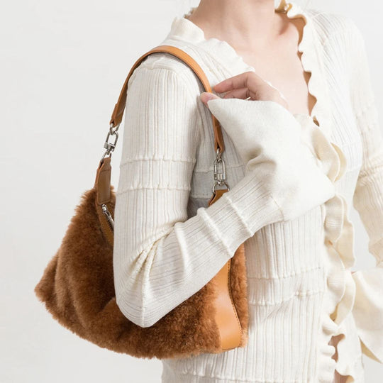 Sienna Faux Fur Shoulder Bag