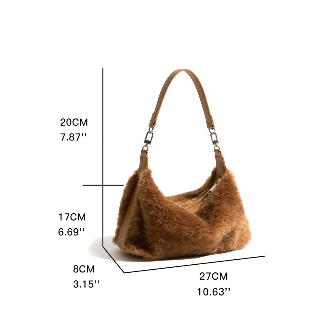 Sienna Faux Fur Shoulder Bag