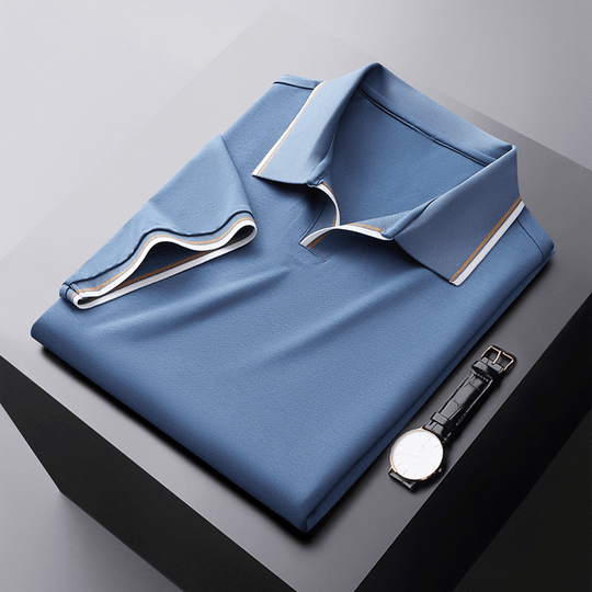 James | Silk Polo Shirt - Prestige Quality for a Refined and Elegant Look