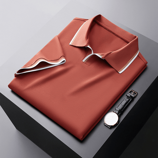 James | Silk Polo Shirt - Prestige Quality for a Refined and Elegant Look