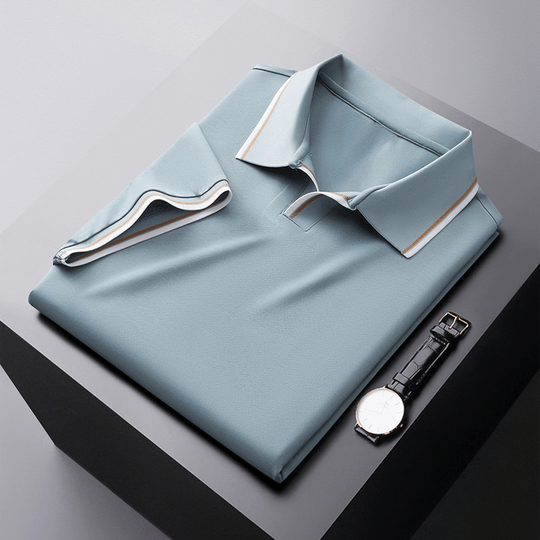 James | Silk Polo Shirt - Prestige Quality for a Refined and Elegant Look