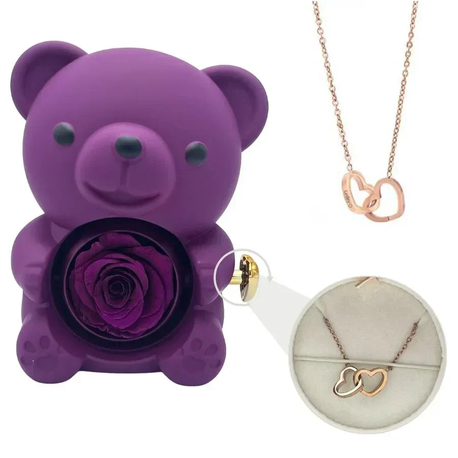 Gerda™ | Eternal Bear - Romantic gift with engraved necklace