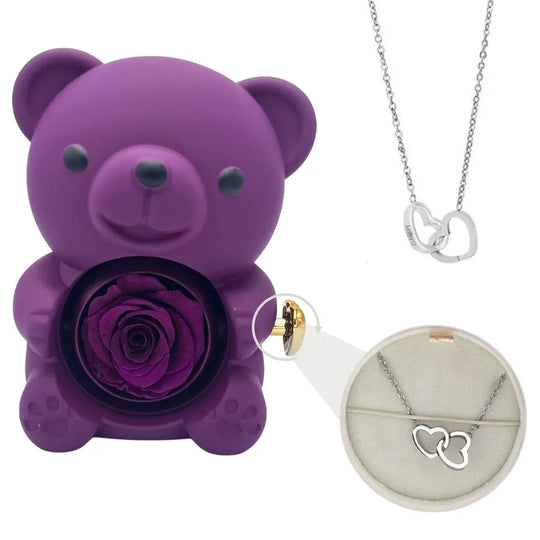 Gerda™ | Eternal Bear - Romantic gift with engraved necklace