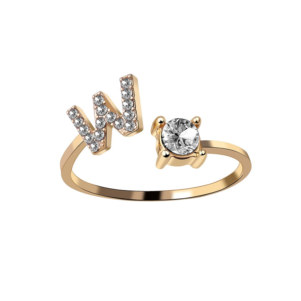 Lira ™ | Letter Ring - Personal Expression through Initials