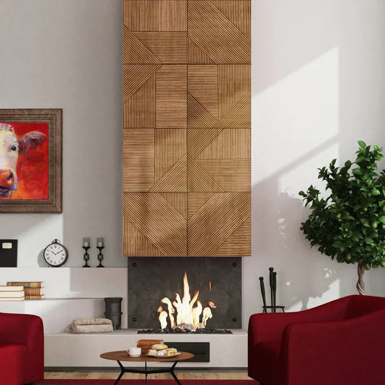 3D Wood Wall Panels | Interior Decoration - Natural Elegance