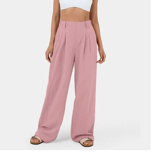 Poumys™ | High-Waisted Wide-Leg Pants