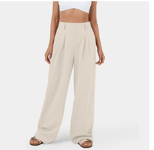 Poumys™ | High-Waisted Wide-Leg Pants