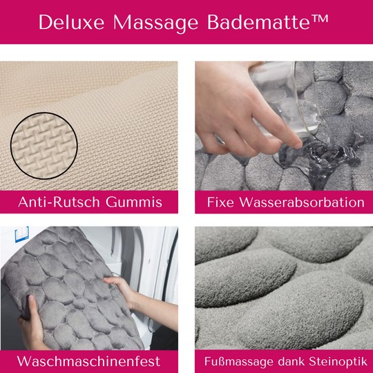 ALOMIE | Luxury Massage Bath Mat - Relax and Rejuvenate