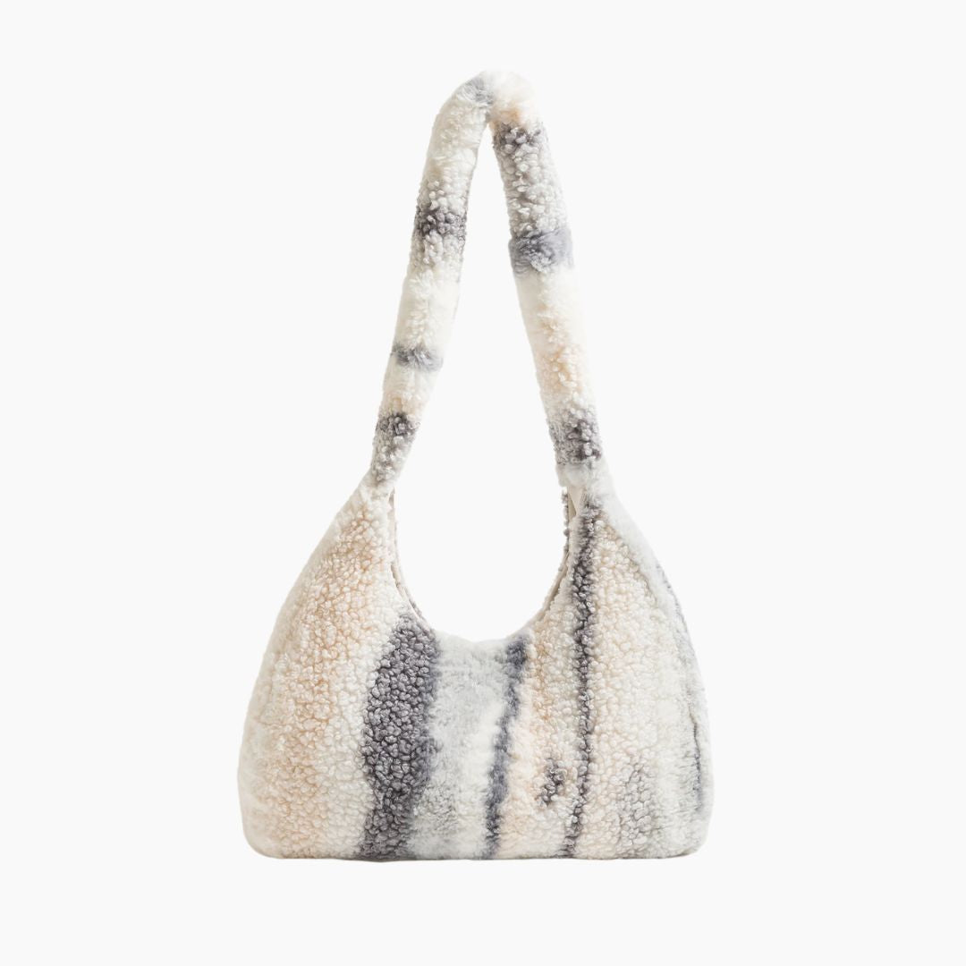 Yara faux fur handbag