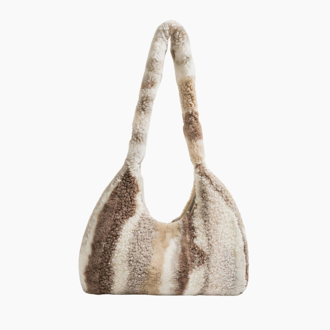 Yara faux fur handbag