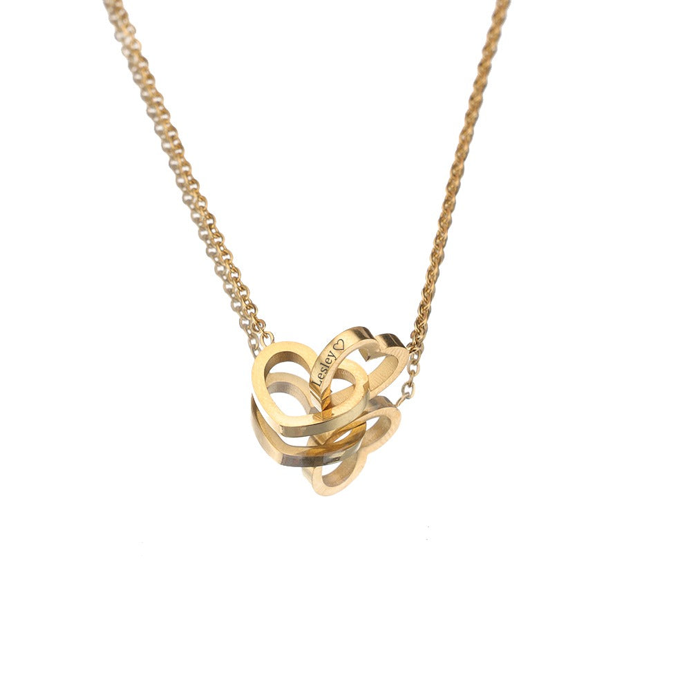 Eternal Rose Gift™ | Engraved Necklace - A Love Eternal to Give