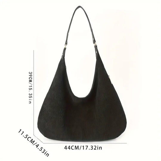 Kaia Corduroy Hobo Bag