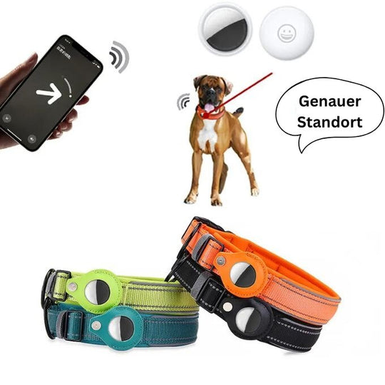 Anti-Loss Collar with Apple Airtag Tracker | Pet Collar - Keeps Animals Locatable