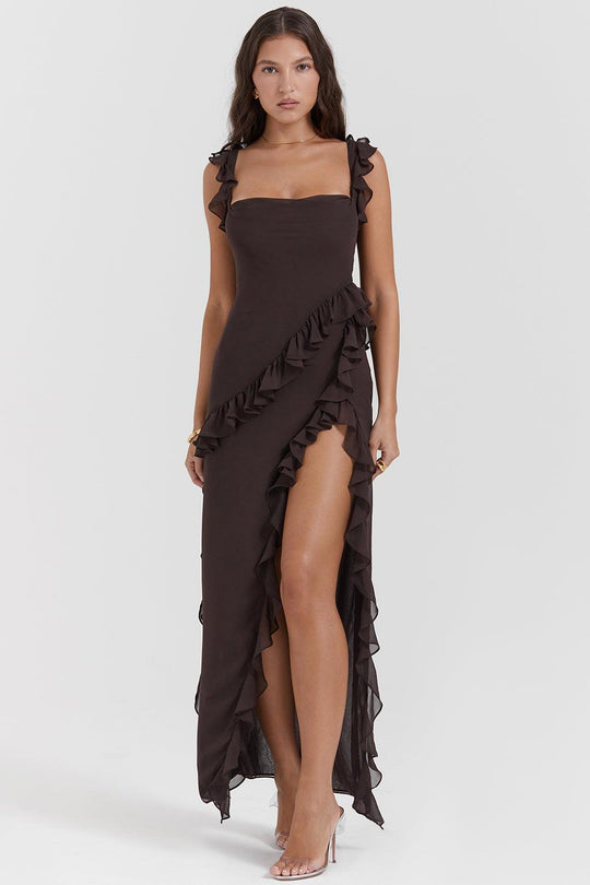 Maxi Dress with Ruffles | Flowing and Feminine