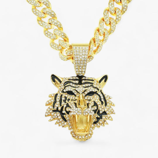 DOMINANT | Audacious Tiger Necklace - Punk and Captivating