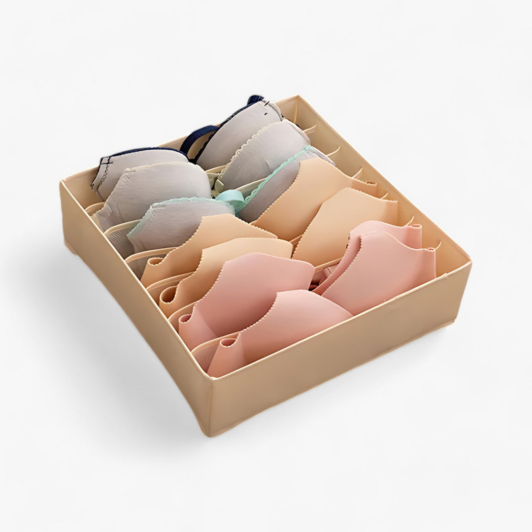 Underwear Organizer | Foldable Drawer Divider - Neatly organizes socks and bras