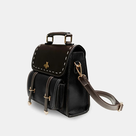 Vegan Leather Bee Backpack