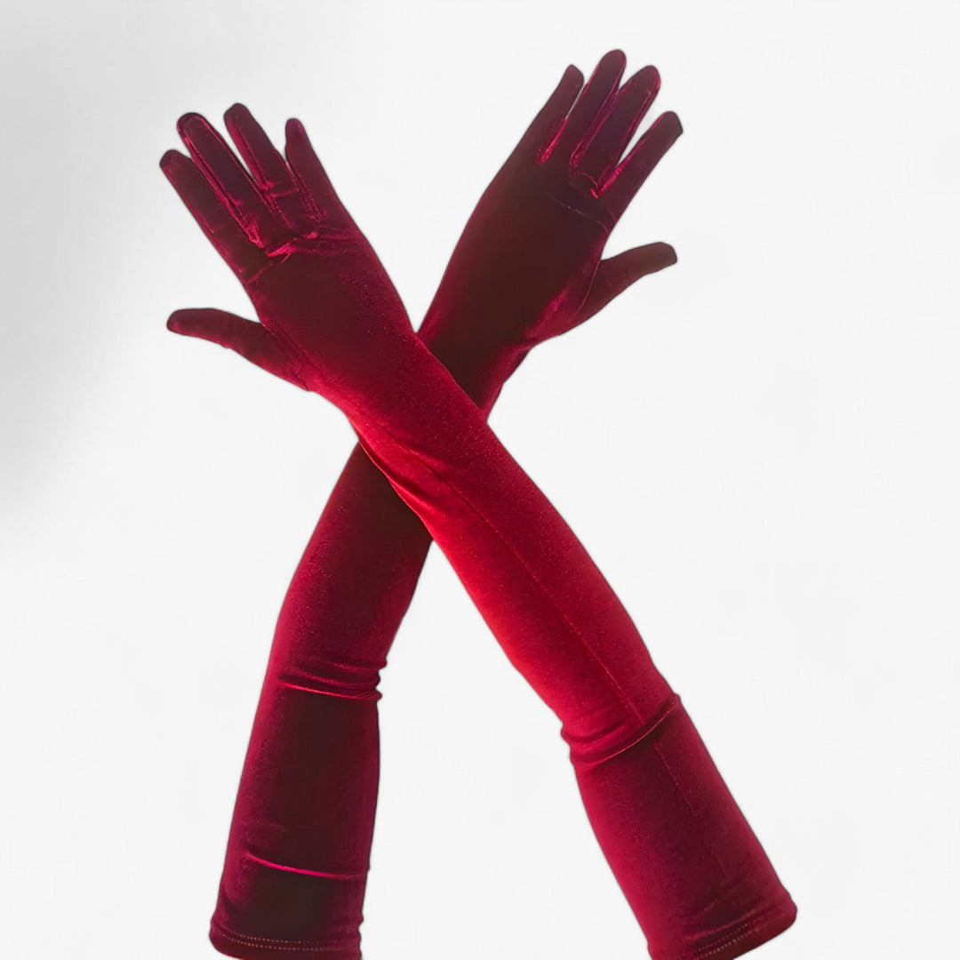 Lily | Velvet Gloves for Women - Elegant Retro Style and Warmth