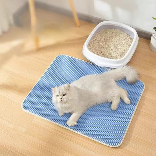 LitterBox™️ | Double Layer Litter Mat for Cats - Keep Your Floors Clean