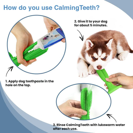 BlissTeeth™ | Dog Toy and Toothbrush in One | Dog Toy - Cleans and Entertains