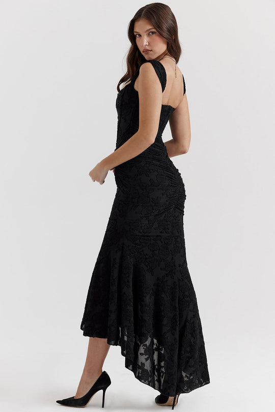 Textured Maxi Dress | Unique Style