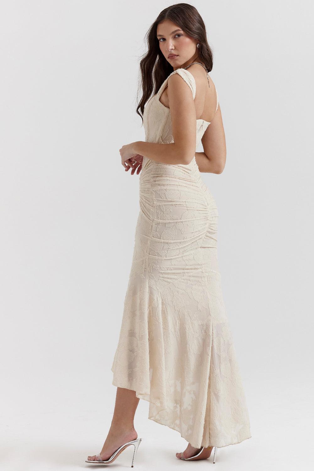 Textured Maxi Dress | Unique Style