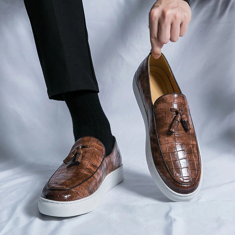 Augusto™ | Leather Loafers - Comfort and Style for Men