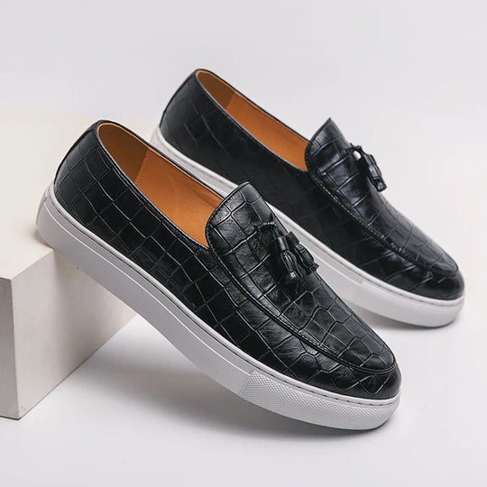 Augusto™ | Leather Loafers - Comfort and Style for Men