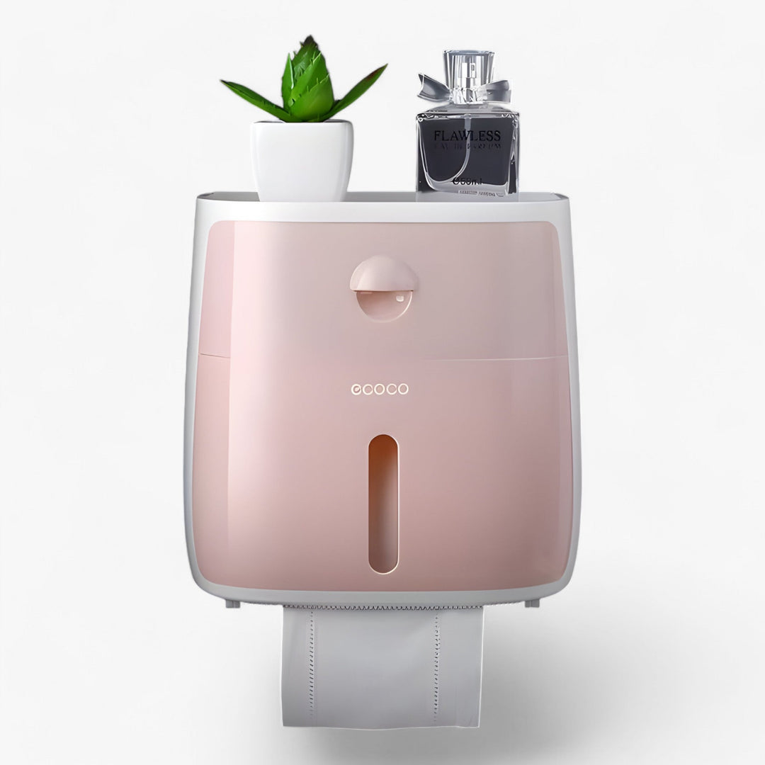 Hygienic paper holder | Waterproof dispenser - Storage solution for the bathroom