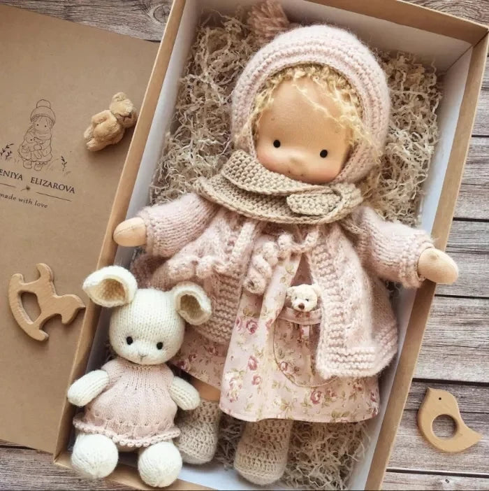 Dolly™ | Handcrafted Waldorf Doll - Soft and Lovable for Imaginative Play