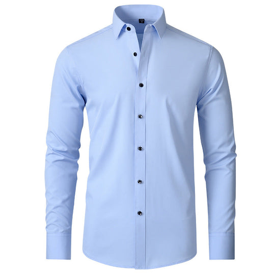 Austin™ | Men's Shirt - Elegance with Long Sleeves and No Elastic Knitting