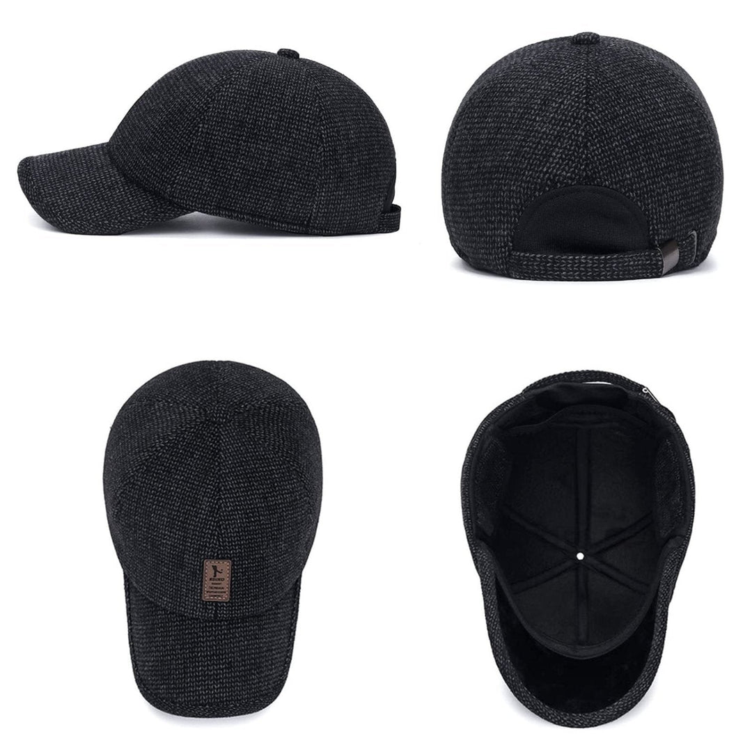 SnapHat™ | Knitted Winter Baseball Cap - Warmth & Style Combined for Cold Weather