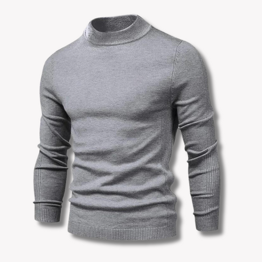 Chic wool pullover with high collar - The perfect blend of style and comfort for all your occasions