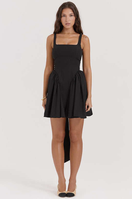 Luna | Mini Dress with Bow - Charming & Chic