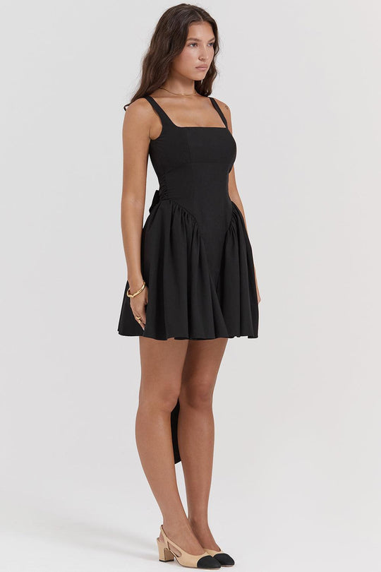 Luna | Mini Dress with Bow - Charming & Chic