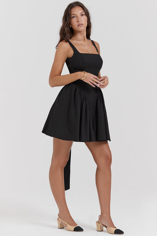 Luna | Mini Dress with Bow - Charming & Chic