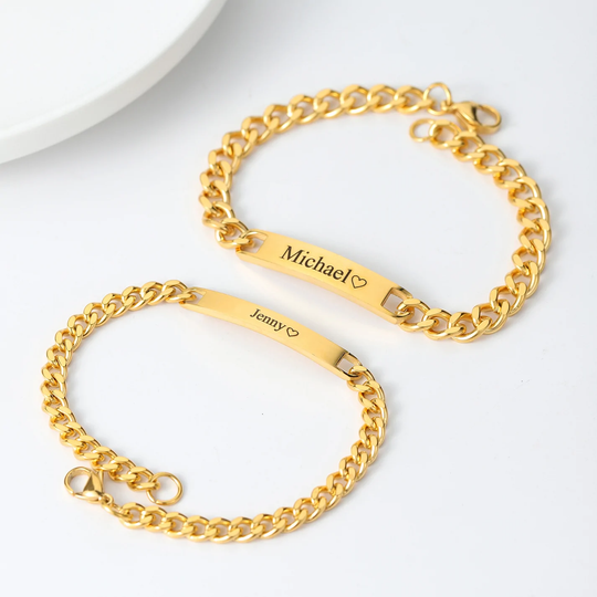 Liebes | Bracelet Set - Sentimental Engravings for Precious Moments