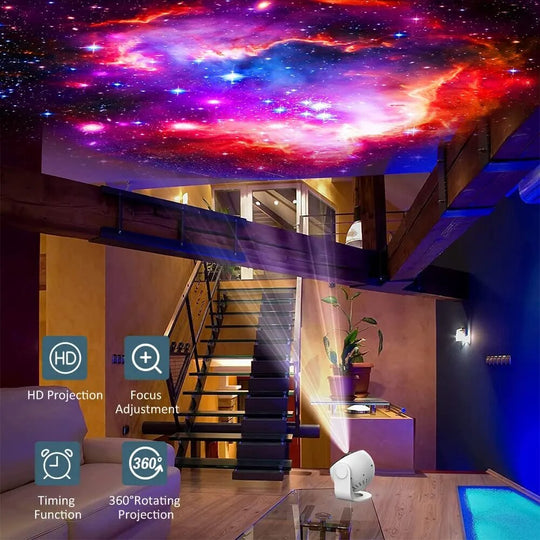 SkyFlick™ | Planetarium Star Projector - Transform Your Space into a Galaxy.