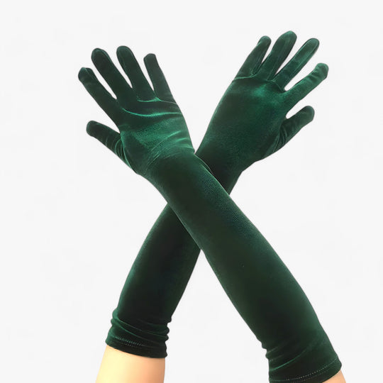 Lily | Velvet Gloves for Women - Elegant Retro Style and Warmth